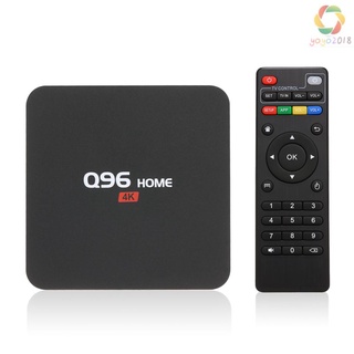 Q96 HOME Smart Android TV Box RK3229 Quad Core UHD 4K Media Player 1GB/8GB G WiFi H.265 VP9 HDR10 reproductor de vídeo con mando a distancia