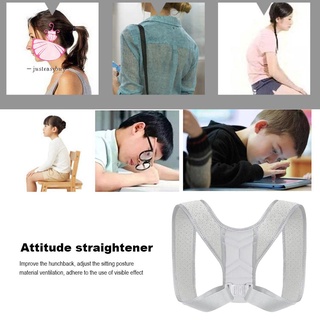 Corrector de postura/soporte de hombro práctico y duradero Anti jorobado/Corrector de postura