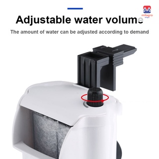 filtro bomba de agua cascada dispositivo de circulación silencioso para peces tortuga tanque acuario (7)