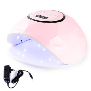 72W UV LED Nail Dryer Lamp Fast Curing Light Auto Sensor Nail Art Curing Machine with 4 Timer for Gel Nail Polish and Toe Nail Curing