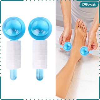 [XMFGYGZH] Facial Cooling Ice Globes Energy Crystal Ball, 2 Pieces ,Massage Roller, for Skin Care, Facial Massage Tools , Water