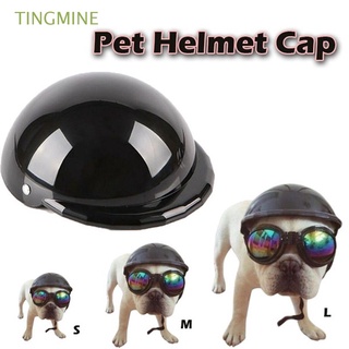 tingmine fashion ridding gorra cool pet suministros cascos para perros motocicletas al aire libre elegante protección de seguridad gato sombrero