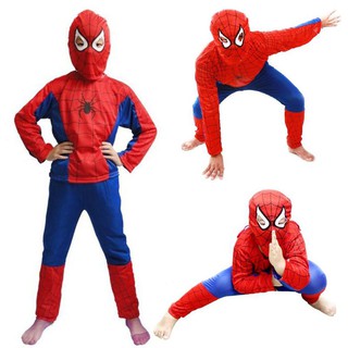 niños spiderman cosplay trajes de superhéroe traje de niño conjuntos de ropa