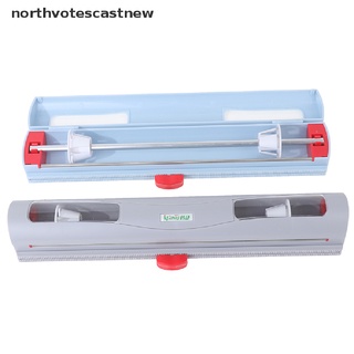 Northvotescastnew Food Wrap Dispenser Cutter Foil Cling Film Wrap Dispenser Cutter Storage Holder NVCN