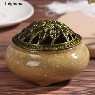 thighoho quemadores de incienso de cerámica portátil de porcelana incensario budismo soporte de incienso hogar mx