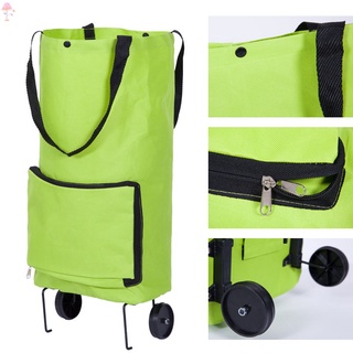 Lc soporte plegable carro rueda bolsa de compras portátil carro plegable para el hogar viaje equipaje (4)