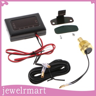 [jewelrmart] Universal 12V-24V Car LCD Digital Water Temp Temperature Gauge Meter (0-120)