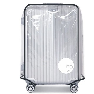 Mega_1688 cubierta protectora de equipaje transparente ITO 26 "MG576 maleta transparente