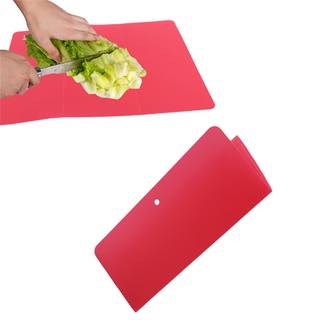 Portátil Camping plástico ultraligero plegable de alimentos tabla de cortar tabla de cortar