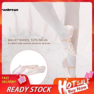 /RB/ ligero satén Pointe zapatos profesional Ballet zapatilla de baile reutilizable para niñas