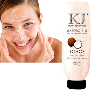 KJ Exfoliante Facial Y Corporal Limpieza Diaria Coco 150g (1)