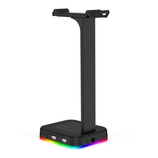WULI Portable RGB Headphone Stand Headset Holder Suitable for Gamer Desktop Table