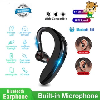 [disponible en inventario] nuevos auriculares bluetooth inalámbricos con cancelación de nariz micrófono hd manos libres controlador de negocios para iphone/android