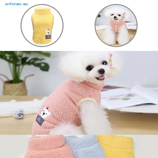 onformn Thickening Dog Sweater Small Dog Vest Jacket Skin-friendly for Daily Wear