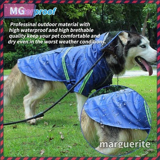 Chamarra para mascotas/Chamarra con capucha impermeable para mascotas con capucha reflectante cómoda/multicolorida