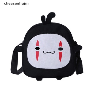 [cheesenhujm] Cute No Face Man Bag Messenger Bag for Kids Adults Kawaii School Bags Unisex .