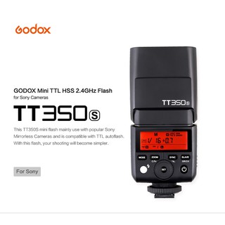 Godox Flash TT350s - TTL & HSS - para Sony A6000 - A7R - A58 - A6300 (2)