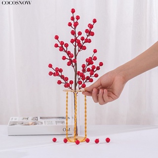 cocosnow innovador florero de flores hidropónico con base de metal llamativo para escritorio