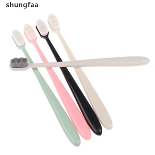 shungfaa nano cepillo de dientes de onda ultrafina cerdas suaves cuidado oral cepillo de limpieza con tubo mx