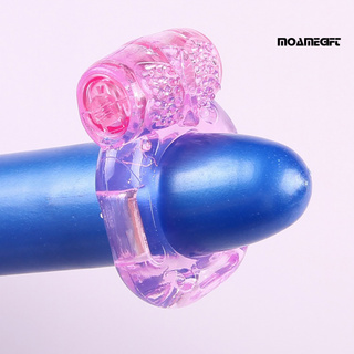 moamegift flexible vibrador pene polla delay anillo g-spot estimulador pareja adultos juguete sexual (7)