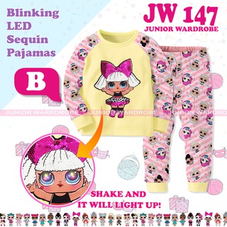 Junior ropa de niños armario JW 147-B niños lentejuelas pijamas