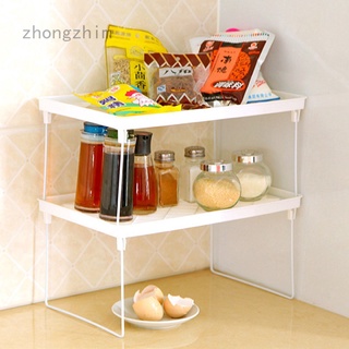 estante de almacenamiento de baño estante de artículos de cocina organizador plegable artículos estante de almacenamiento (1)