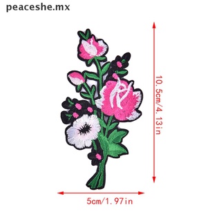 [well] 11 pzs parches de flores con apliques de hierro bordado para accesorios de ropa mx (2)
