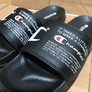 Zapatillas de hombre/chancla negro Champion sandalias