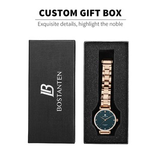 Bostanten reloj de mujer impermeable reloj de negocios regalos para niñas