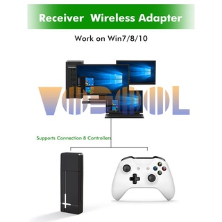 Vodool Professional GHz PC controlador adaptador USB Joystick receptor inalámbrico para XBOX ONE (1)