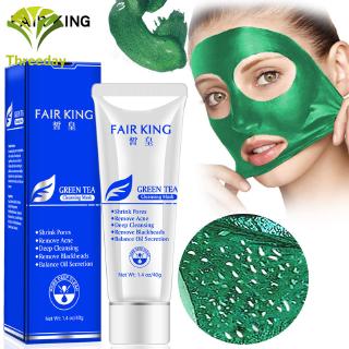 Máscara limpiadora de té verde removedor de puntos negros limpieza profunda para cicatrices de acné cuidado de la piel