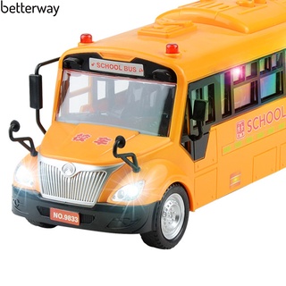 Betterway imaginación capacidad coche juguete Musical autobús escolar juguete con puertas abiertas capacidad cognitiva para niños (7)