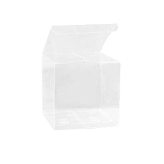Cuadrado Pvc transparente regalo cubo cajas caramelo boda fiesta decoración transparente D9K1 (3)