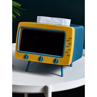 cods ligero servilleta titular creativo tv en forma de pañuelo dispensador de papel caja multifuncional para el hogar (7)
