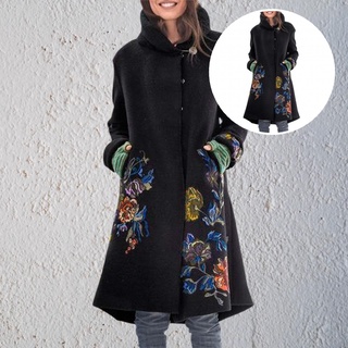 <cod> abrigo con capucha con estampado de abrigo de invierno para ropa diaria