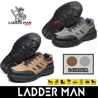 ladderman de acero dedo del pie zapatos de seguridad botas de seguridad zapatos de trabajo antideslizante kasut seguridad jenis deporte para hombres