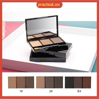 The cross-border explosion of HUADI stereo styling eyebrow powder waterproof and sweat-proof three-color eyebrow powder box with brush does not render and does not decolorize 与此原文有关的更多信息要查看其他翻译信息，您必须 practical.mx
