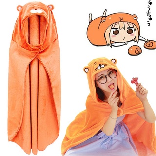 himouto! umaru-chan otaku cosplay disfraz manta de franela sudadera con capucha capa capa