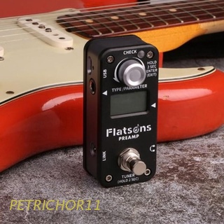 petr black guitar looper pedal afinador función usb carga efecto guitarra pedal loop