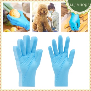 50 pares universal de cocina hogar fuerte nitrilo desechable guantes sin polvo suave belleza tinte para el cabello guante para el hogar