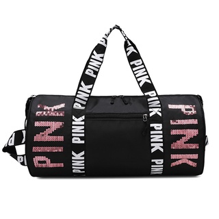 Bolsa de viaje rosa bolsa deportiva impermeable fitness bolsa de lentejuelas mano b/L bolsa de almacenamiento de hombro