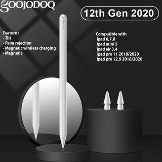 Goojodoq Gen 12 stylus tilt Sensitive para ipad 2018 2019 2020 - lápiz capacitivo recomendado
