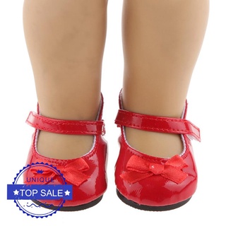 zapatos rojos con lazo para 18 pulgadas d0f8