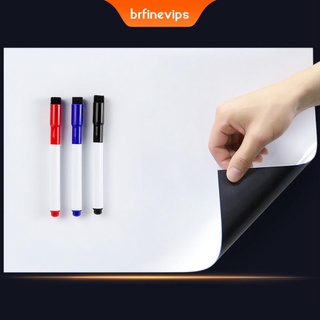 [brfinevips] Soft Magnetic Whiteboard Self-Adhesive for Kids Drawing Writing with Board Pen Marker and Eraser for Kids Toddlers (7)