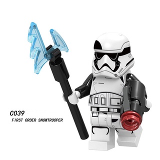 Minifiguras Lego Star Wars Imperial Stormtrooper Jedi Master bloques de construcción juguetes (8)