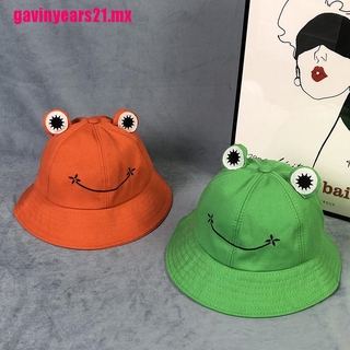 Women Fashion Frog Bucket Hat Outdoor Beach Fishing Cap Sunscreen Couple Sunhat (7)