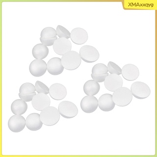 [xmaxxqyg] 30Pcs Half Foam Balls - Smooth Round Polystyrene Foam Balls, Semicircle Foam, Hollow Half Balls, Foam Balls for Craft,