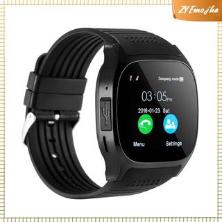 reloj inteligente, smartwatch para teléfonos android, reloj bluetooth con ranura para tarjeta sim/tf podómetro compatible con iphone ios (8)