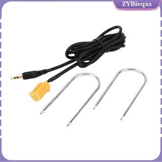 cable adaptador de entrada auxiliar abs de 3.5 mm para peugeot 206 207 307 308 citroen sega rd9 2007-2009 2010 2011 2012 2013 2014