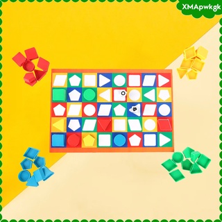 [xmapwkgk] tablero de papel juego de coincidencia de cerebro teaser memoria entrenamiento irregular multifuncional niños aprendizaje preescolar fiesta familiar